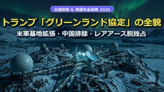 トランプ「グリーンランド協定」の全貌：米軍基地拡張・中国排除・レアアース脱独占