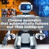 Chrome extension that automatically follows and likes Instagram | Algo-AI Infras